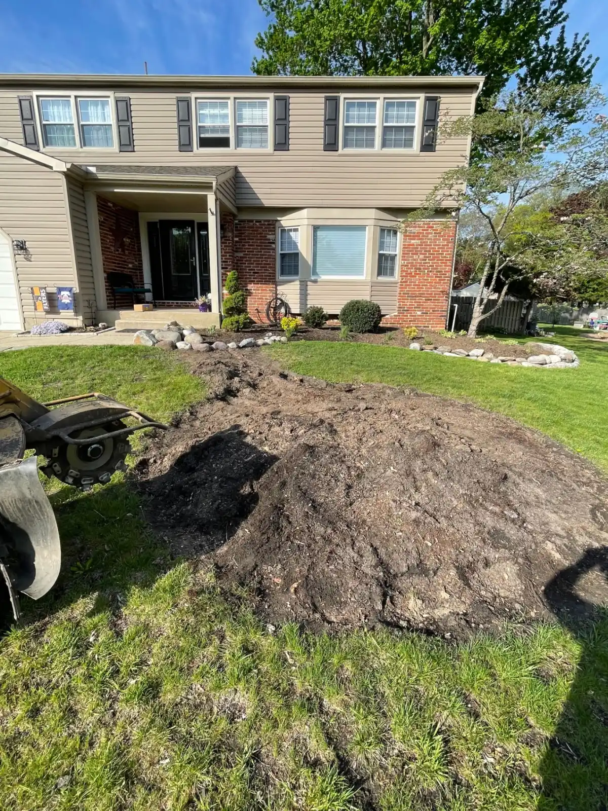 Stump grinding job four